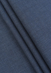 Elite Men Italy Albini Cotton Fabric - D Blue