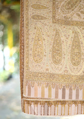Pashmina Jamawar Shawl D - 35 - Skin