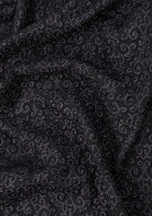 Elite Men China Boski Embroidered 6 Pound Selvage - Black