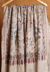 Pashmina Ari Work Jaaldar Shawl D#32 - Skin