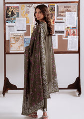 Winter - Cross Stitch - Khaddar Unstitched 25 - KAR#107 - OLIVE CHARM