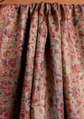 Pashmina Zari Jamawar Shawl D#16 - Skin