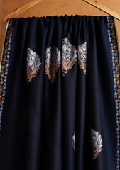 Pashmina Ari Work Shawl D#01 - Navy Blue