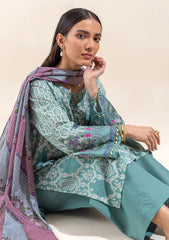Lawn - Beechtree - Summer Unstitched - BT1S24U26 - Dusky Teal