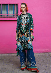 Lawn - Mushq - Hemline - La Dolce - Prints Vol-2 - HUN25#08B - LIFE OF IRISES