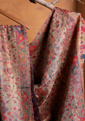 Pashmina Zari Jamawar Shawl D#16 - Skin