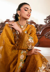 Lawn - Naqsh - Chikankari Festive 26 - D#00206 - Mustard Mark