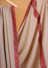 Pashmina Kashmiri Border Shawl D#167 - Skin