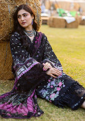 Lawn - Elaf Premium - Chikankari Prints 26 - ERC-7A - ARZO