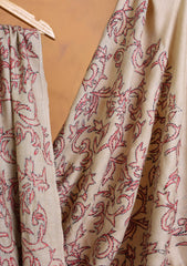 Pashmina Needle Work Jaaldar Shawl D#05 - Skin