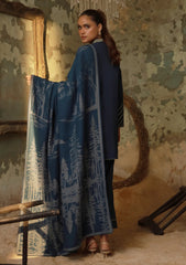 Winter - Sahar - Fall Edit - Embroidered 25 - AW1-25#Z11 - Caribbean Mist