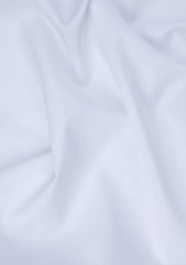 Italy Thomas Mason New Millennium Selvage Plain Cotton Fabric - M White