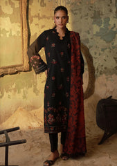 Winter - Sahar - Fall Edit - Embroidered 25 - AW1-25#Z12 - Scarlet Eclipse