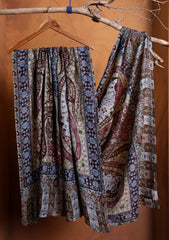 Pashmina Qalamkar Ari Work Jaaldar Shawl D#04 - Multi 4