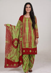 Winter - Rubaaiyat - Tie & Dye - 3 Pcs - D#21