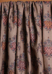 Pashmina Embroidered Jaaldar Shawl D#10 - Brown