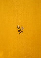 Pashmina Wool Needle Work Shawl D - 29 - Mustard
