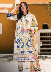 Lawn - Mushq - Hemline - La Dolce - Prints Vol-2 - HUN25#02B - MAGNOLIAS