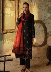Winter - Sahar - Fall Edit - Embroidered 25 - AW1-25#Z12 - Scarlet Eclipse