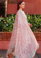 Lawn - Farasha - Aurea - Eid Summer 25 - Peach Glow