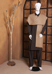 Men Shawls - Wool Shawls - D#01 - L Brown