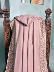 Pashmina Kashmiri Border Shawl D#169 - Skin