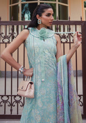 Lawn - Farah Talib Aziz - Luxury Unstitched - FTL25#07 - Alice Aqua