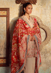 Winter - Sahar - Elara - Fall Printed - 3 Pcs - AW1-25-08 - Serene Coral