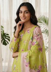 Lawn - Rubaaiyat - R Prints 26 - Volume 3 - D#18 - Lime Green