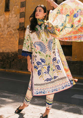 Lawn - Mushq - Hemline - La Dolce - Prints Vol-2 - HUN25#02B - MAGNOLIAS