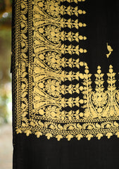 Pashmina Ari Work Shawl D - 226 - Black