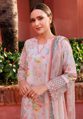 Lawn - Farasha - Aurea - Eid Summer 25 - Peach Glow