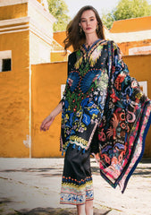 Lawn - Mushq - Hemline - La Dolce - Prints Vol-2 - HUN25#02A - SPRING BOUQUEТ