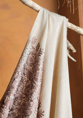 Pashmina Ari Work Jaaldar Shawl D#35 - L Skin