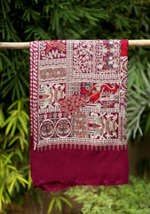 Pashmina Ari Work Scarf D - 29 - D Purple