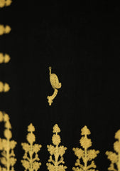 Pashmina Ari Work Shawl D - 226 - Black