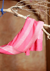 Pashmina Jamawar Scarf D#62 - Pink