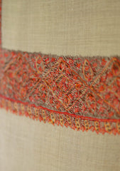 Pashmina Kashmiri Border Shawl D - 26 - Mouse-1