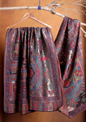 Pashmina Zari Jamawar Shawl D#96 - Multi