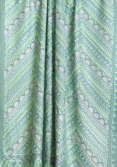 Pashmina Ari Work Jaaldar Scarf D#11 - L Zink