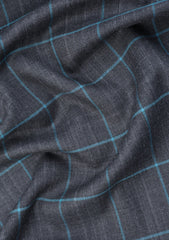 Dormeuil Distinxion Finest Super 170's Wool Fabric - D Grey