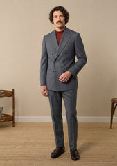 Drapers Greenhills Super 160's Wool Fabric - M Grey