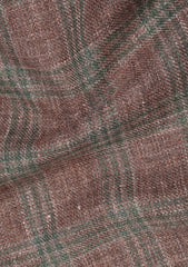 Drago Lanificio Biella Wool & Linen Fabric - G Brown