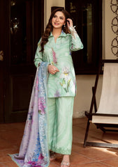 Lawn - Asifa & Nabeel - Yakin - Floral Mist - (YKL25-04)