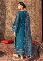 Lawn - Irtiqa Ali - Luxury 25 - IA#15 - Turquoise Tapestry