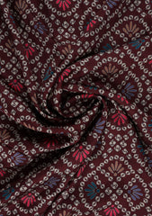 Formals - Rubaaiyat - Digital Printed - Shamoz Silk - Maroon