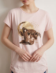 Pret - Moven - Round Neck T-Shirt - Pink