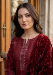 Winter - Meemsey - Noor Jahan - Monal 25 - Palachi Shawl - D#225 - Maroon