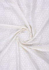 Elite Men China Boski Dery Silk Embroidered Black Selvage - Off White