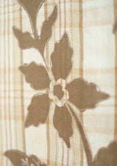 Pashmina Wool Kaani Jamawar Shawl D - 03 - Fawn